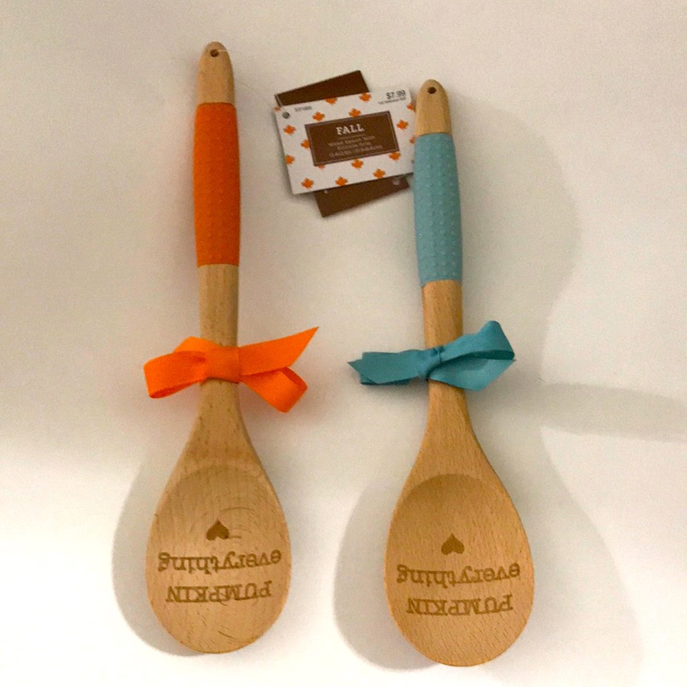 Wooden Spoon with Silicone Grip